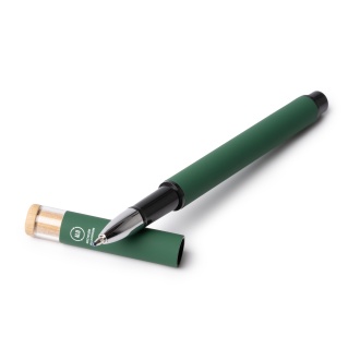 LINDBERG - Recycled aluminum ballpoint pen with cap.