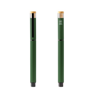 LINDBERG - Recycled aluminum ballpoint pen with cap.