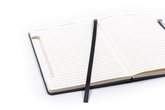 DELUXE NOTES - A5 notebook with pen and phone stand
