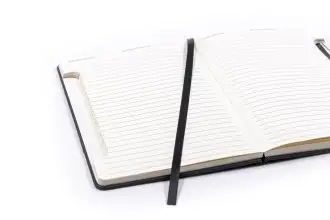 DELUXE NOTES - A5 notebook with pen and phone stand