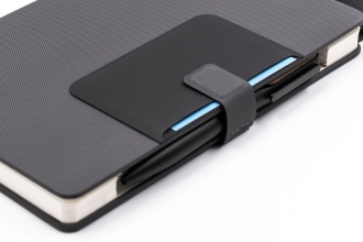DELUXE NOTES - A5 notebook with pen and phone stand