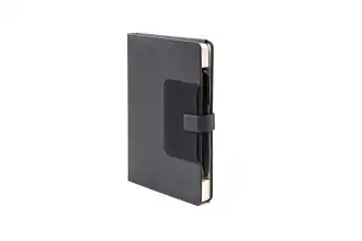 DELUXE NOTES - A5 notebook with pen and phone stand