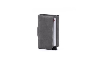 Wally Porto Vegan - Aluminum RFID wallet with vegan case