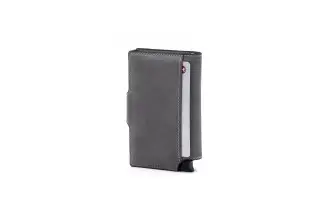 Wally Porto Vegan - Aluminum RFID wallet with vegan case