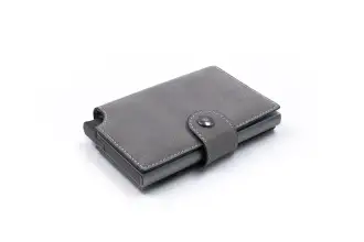 Wally Porto Vegan - Aluminum RFID wallet with vegan case