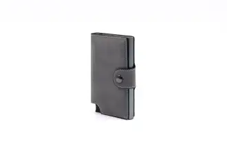 Wally Porto Vegan - Aluminum RFID wallet with vegan case