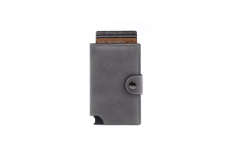 Wally Porto Vegan - Aluminum RFID wallet with vegan case