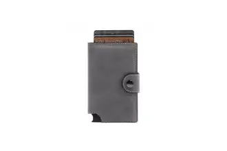 Wally Porto Vegan - Aluminum RFID wallet with vegan case