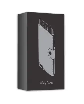 Wally Porto Vegan - Aluminum RFID wallet with vegan case