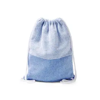 MADEIRA - Pareo/plecak sznurkowy (2w1), bawełna z recyklingu 180 g/m²