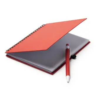 LEYNAX - Notepad with smooth pages and pen holder