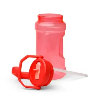 METZER - PETG Water Bottle with Straw and Handle, 1.5 L
