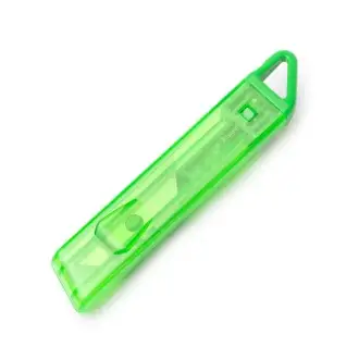 TARPER - Translucent utility knife with an automatic blade retraction system