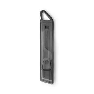TARPER - Translucent utility knife with an automatic blade retraction system