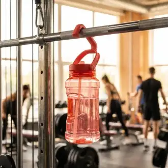 METZER - PETG Water Bottle with Straw and Handle, 1.5 L