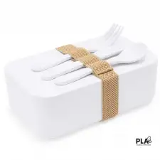 YOBO - Lunch box ze sztućcami z PLA