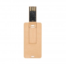ECO USB 9 - Pamięć USB z funkcją breloku wykonana z materiału z recyklingu