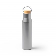 Meyer - Termos wykonany ze stali nierdzewnej 304 z podwójnymi ściankami z bambusową zakrętką. Pojemność: 550 ml. 
