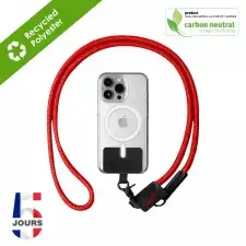 WEI - Smycz do telefonu wykonana z poliestru z recyklingu