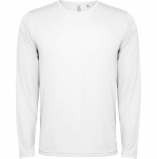ESTORIL L/S - Sportowa koszulka techniczna unisex z długim rękawem. Poliester z recyklingu, 125 g/m².