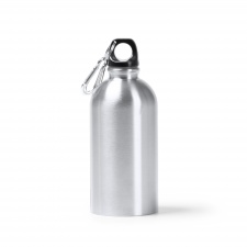 MIKEL - Butelka 500ml ze stali nierdzewnej z karabińczykiem