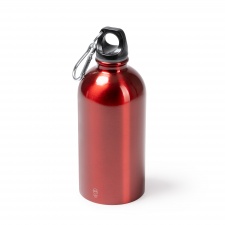 MIKEL - Butelka 500ml ze stali nierdzewnej z karabińczykiem
