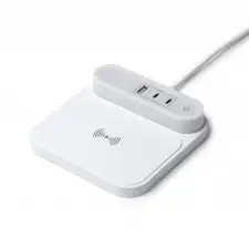 TITANUS - Bezprzewodowa ładowarka z lampą led i portami (USB-C / USB-A) do ładowania.