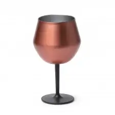FRADES - Kubek/Kieliszek 2w1 (380ml) wykonany ze stali nierdzewnej