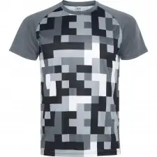 VENTOR - Koszulka techniczna unisex 150 g/m² z geometrycznym wzorem