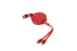 DAWSON - Wysuwany kabel USB/USB C do USB C/Lightning