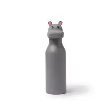 FLYN - Stalowa butelka z podójnymi ściankami z wzorem w zwierzęta, 450ml