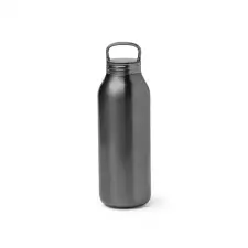 BONTAX - Butelka z podwójnymi ściankami ze stali nierdzewnej z zakrętką z uchwytem, 500ml