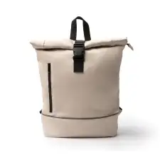 VALDEZ - Plecak ze skóry PU i RPET z zapięciem rolltop