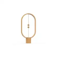 Heng Balance Lamp Ellipse Wood - Lampa z lewitującym włącznikiem