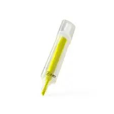 Albion - Marker fluorescencyjny wykonany z tworzywa sztucznego RPET pochodzącego z recyklingu o półprzezroczystej konstrukcji.