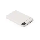 PROMAX - Powerbank (5000mAh) z ładowaniem bezprzewodowym i pierścieniem magnetycznym, korpus z aluminium z recyklingu