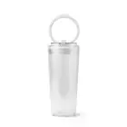 GRANT - Półprzezroczysty kubek z PS ze słomką i uchwytem, 670ml